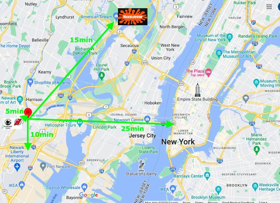 Best Room To Visit Nyc-Subway Access Newark Buitenkant foto